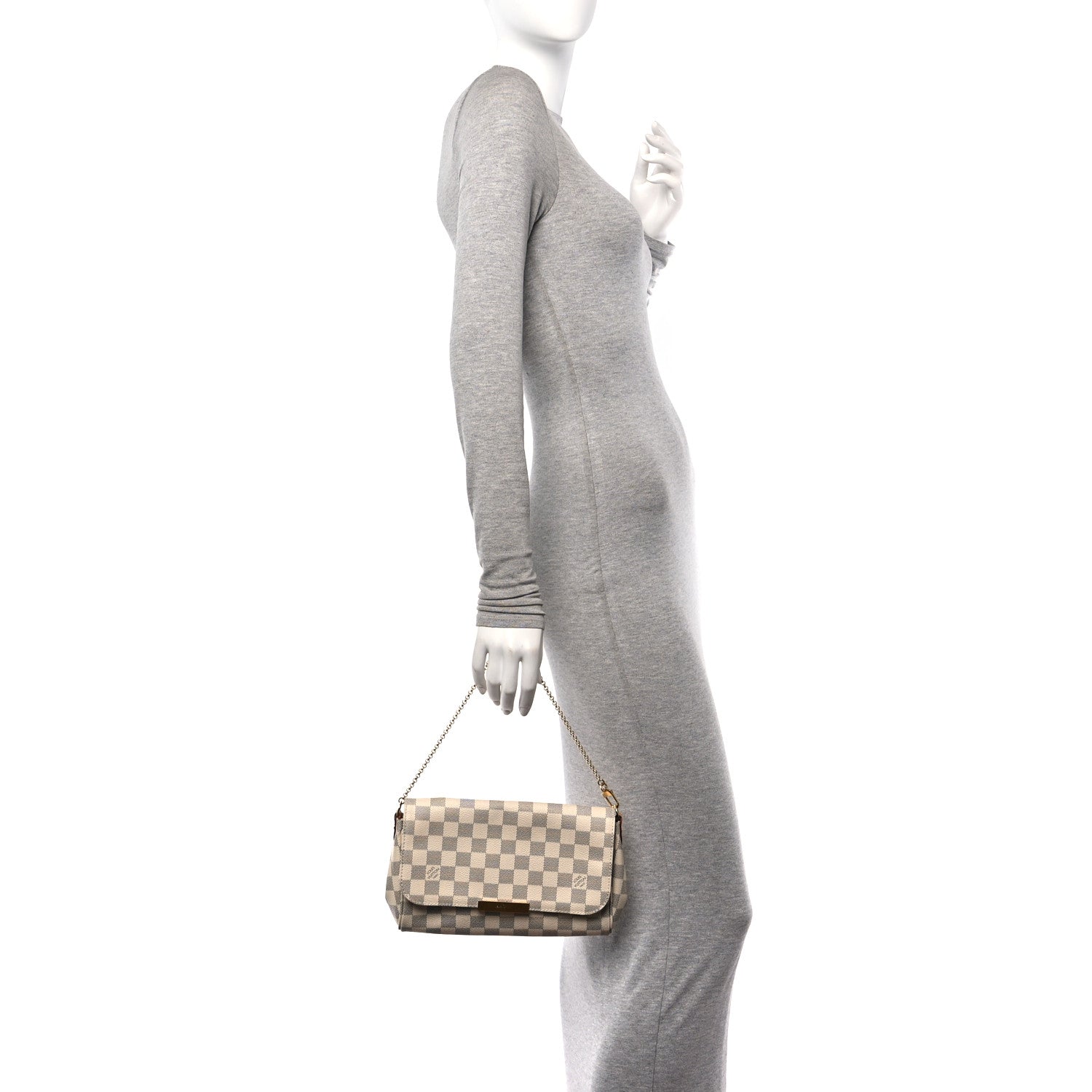 Louis Vuitton Damier Azur Favorite MM 2 of 9