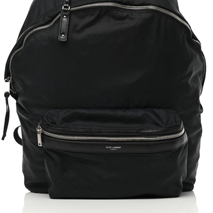 Saint Laurent Nylon City Fold Up Backpack Belt Bag Black 20 of 37