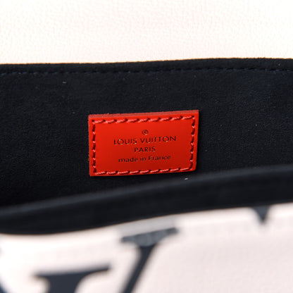 Louis Vuitton Empreinte Monogram Giant Crafty Pochette Metis Creme Black 5 of 8