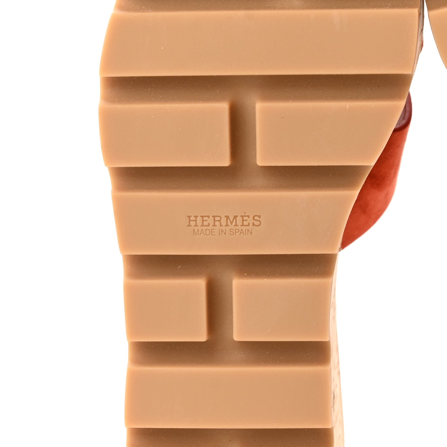 Hermes Suede Goatskin Cork Eze 30 Sandals 39 Orange Brulee 6 of 9