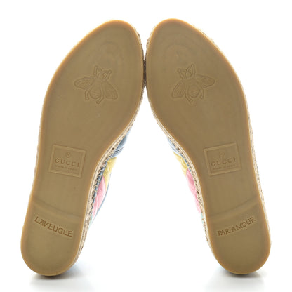 Gucci Nappa Matelasse Diagonal GG Marmont Espadrilles 38 Multicolor Pastel 5 of 9
