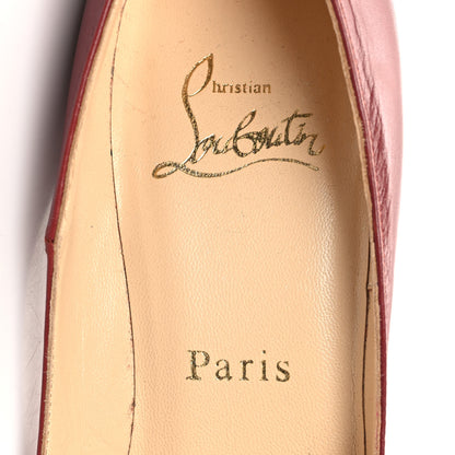 Christian Louboutin Nappa Pigalle Follies Pumps 37 Burgundy 7 of 9