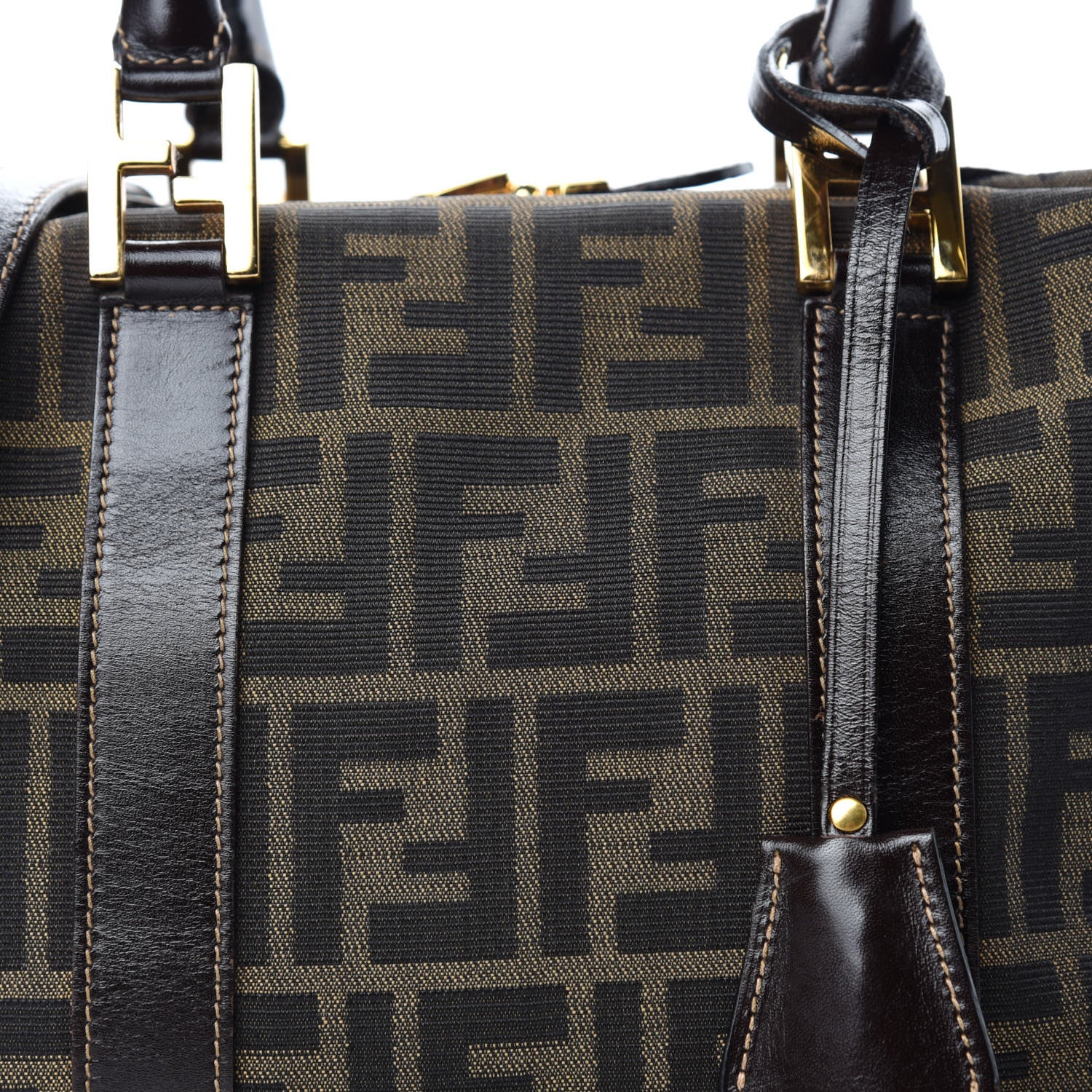 Fendi Zucca Boston Tobacco 9 of 9