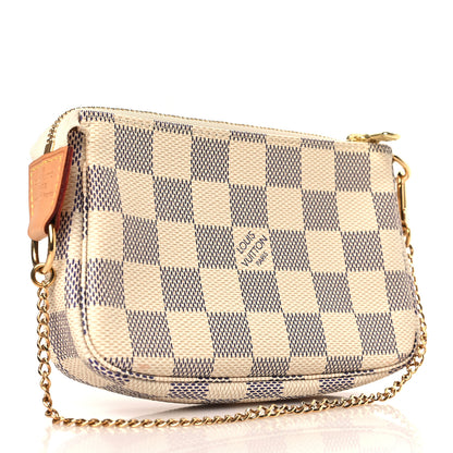 Louis Vuitton Damier Azur Mini Pochette Accessories 3 of 9