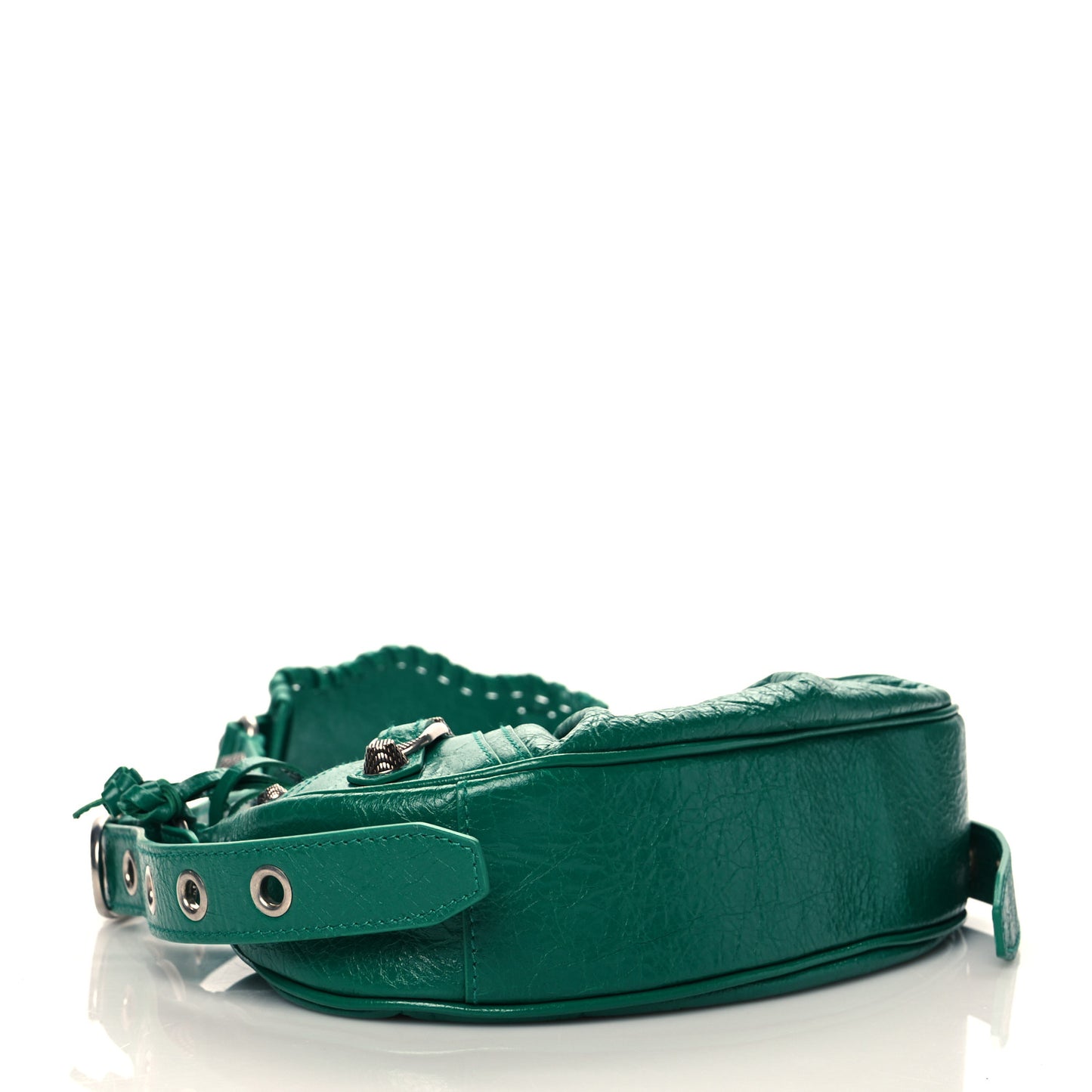 Agneau Arena XS Le Cagole Shoulder Bag Jade