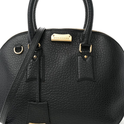 Burberry Heritage Grain Small Orchard Bowling Bag Black 8 of 11