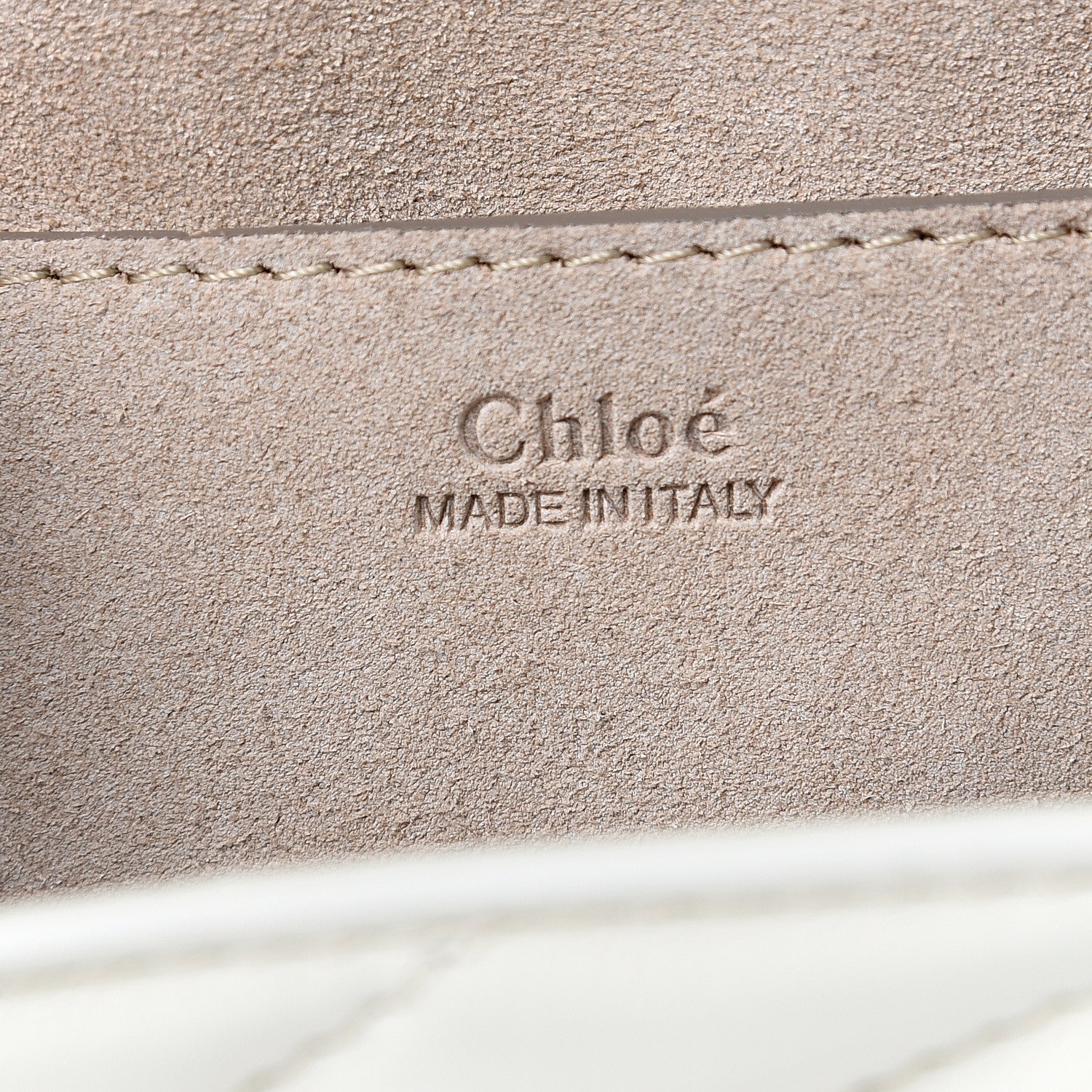 Chloe Calfskin Quilted Mini Drew Bijou Shoulder Bag Natural White 5 of 8
