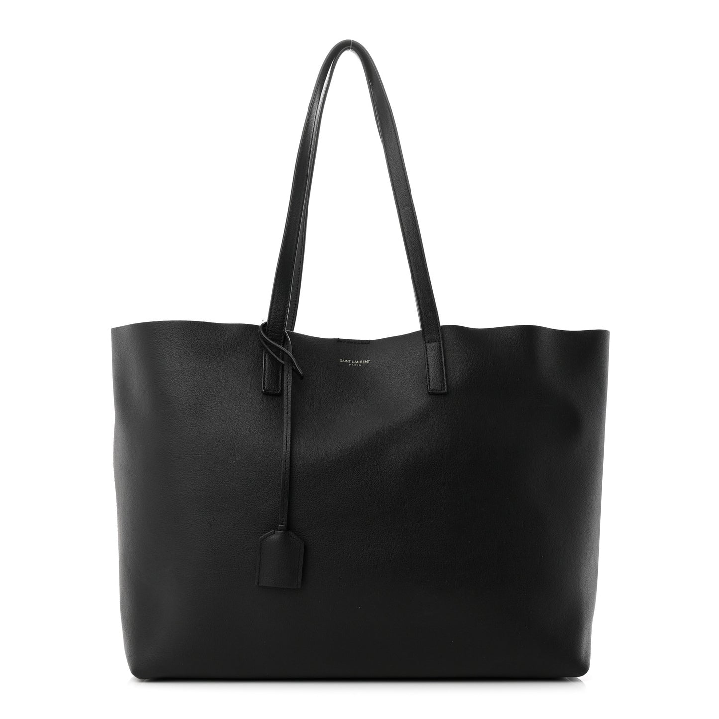 Calfskin Large Shopping Tote Black