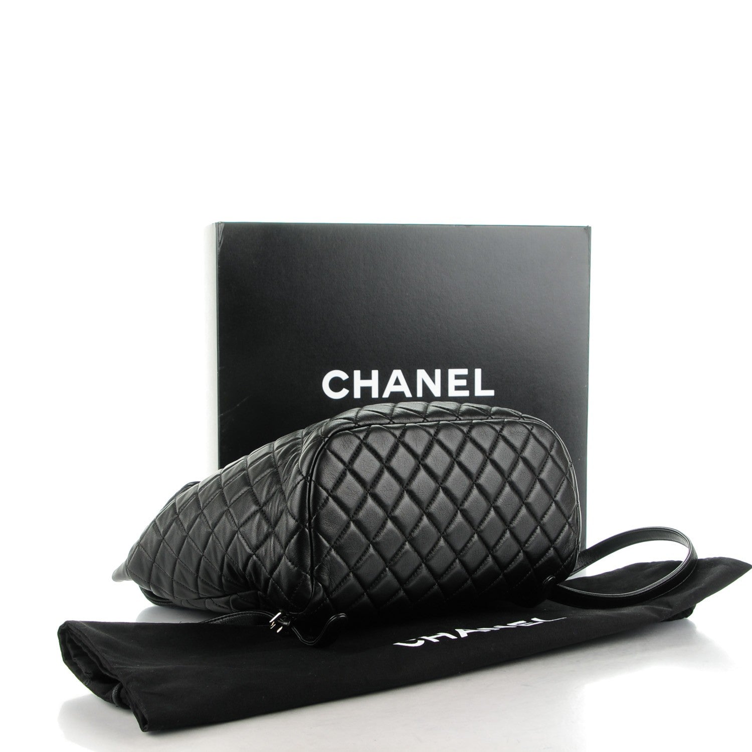 Chanel Lambskin Quilted Large Urban Spirit Backpack Black 4 of 7