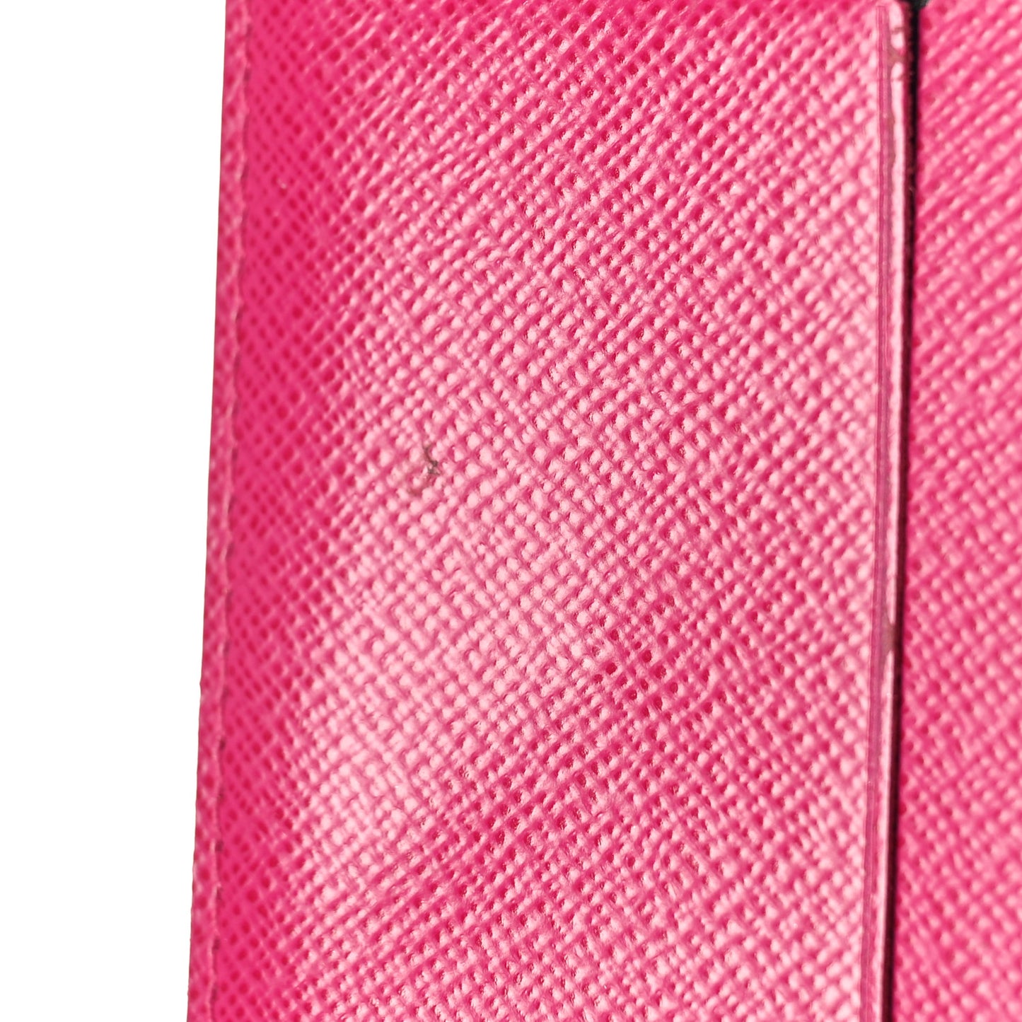 Monogram Perforated Compact Zipped Wallet Fuchsia