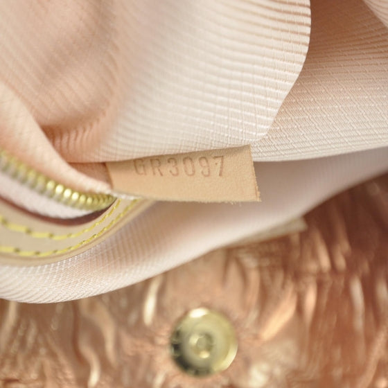 Jacquard Quilted Monogram Limelight Clutch GM Rose Gold