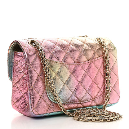 Chanel Metallic Goatskin Quilted Mini 2.55 Reissue Flap Multicolor 3 of 11