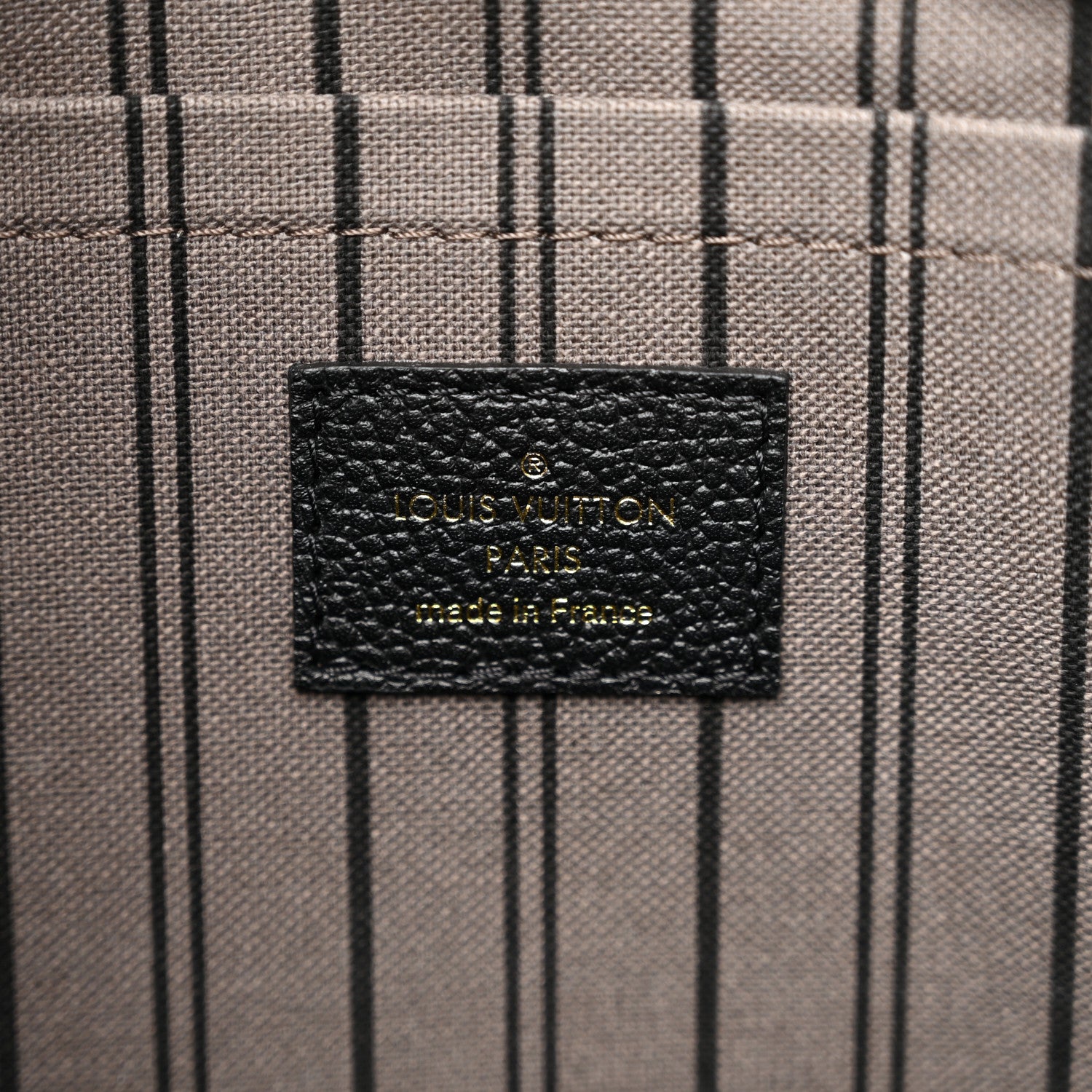 Louis Vuitton Empreinte Montaigne MM Black 6 of 10