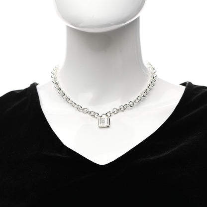 Tiffany Sterling Silver 1837 Lock Charm Necklace 2 of 4