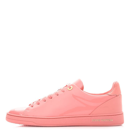 Louis Vuitton Patent Calfskin Frontrow Sneakers 39.5 Rose 1 of 26