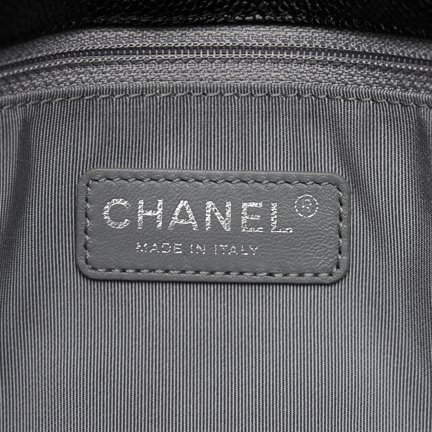 Chanel Caviar Quilted Large French Riviera Flap Black 6 of 10