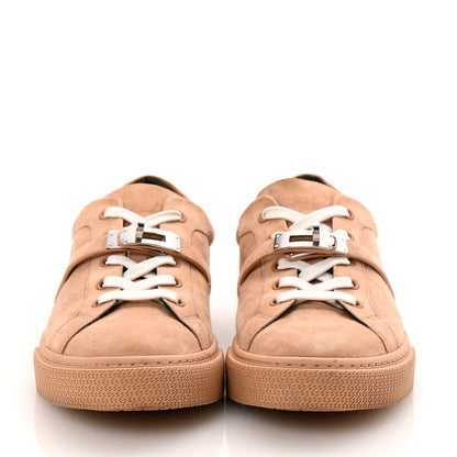 Hermes Suede Day Sneakers 40 Bois De Santal 3 of 11