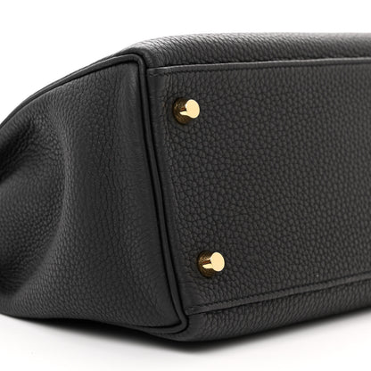 Hermes Togo Kelly Retourne 32 Black 9 of 15