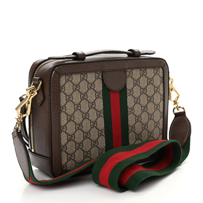 Gucci GG Supreme Web Small Ophidia Top Handle Shoulder Bag Brown 3 of 10