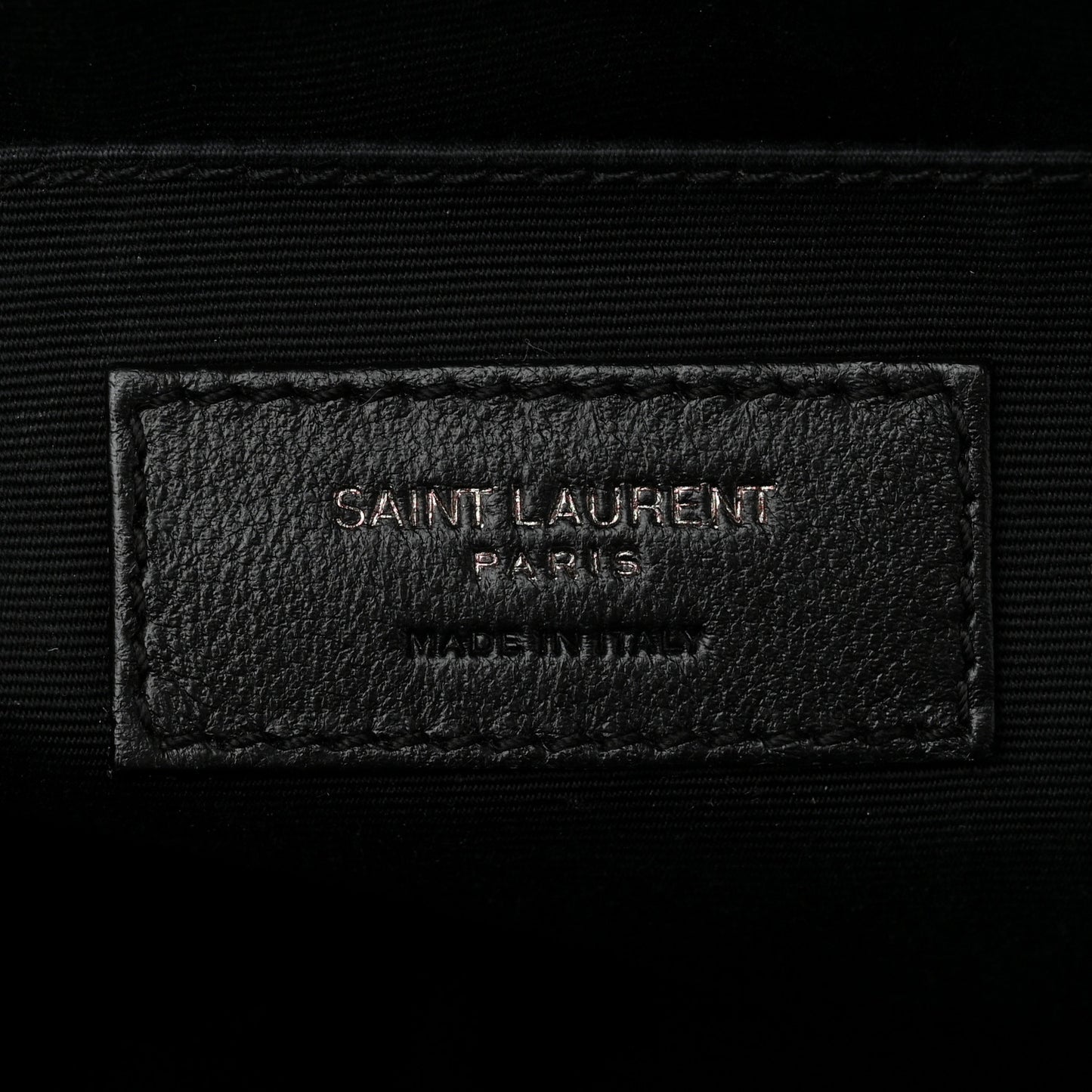 Calfskin Matelasse Monogram Monochrome Lou Camera Bag Black