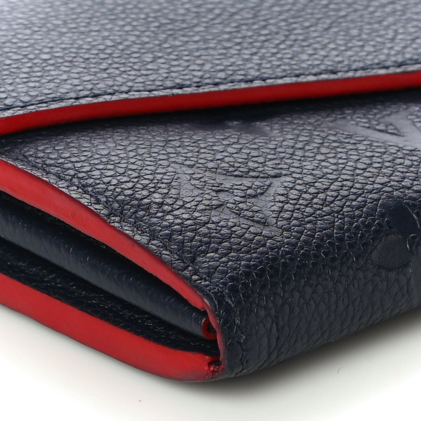 Empreinte Sarah Wallet NM Marine Rouge