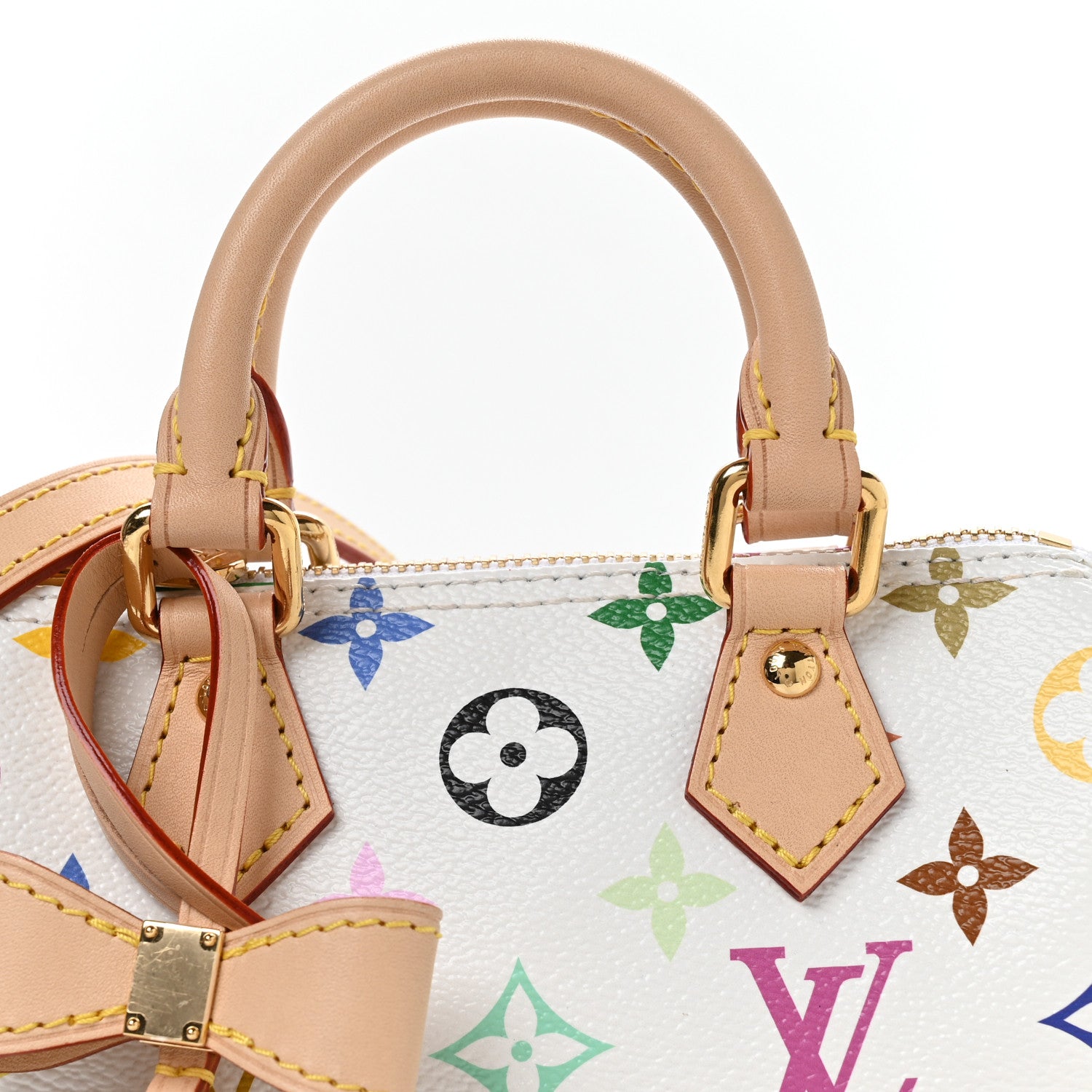 Louis Vuitton LV X TM Monogram Multicolor Nano Speedy White