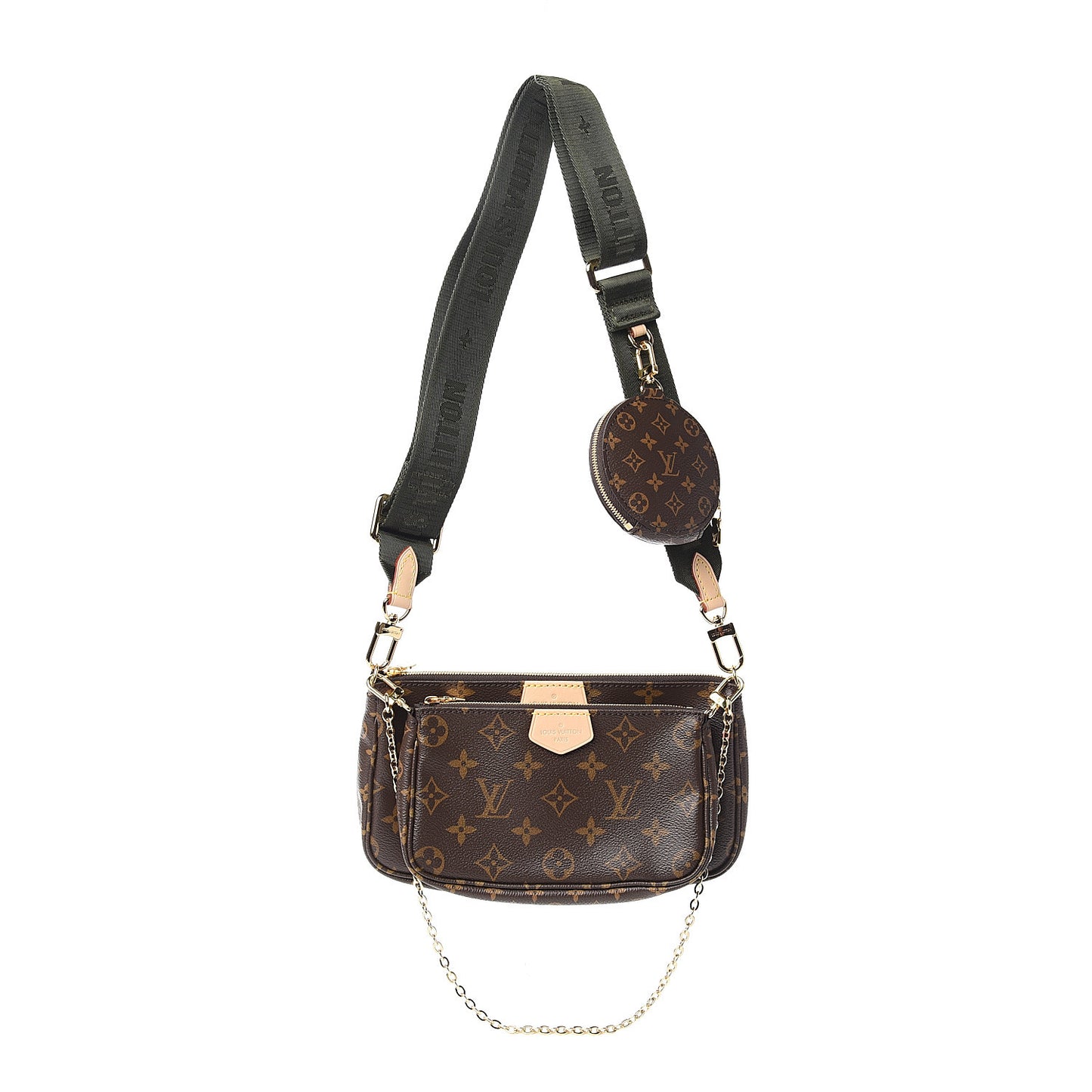 Monogram Multi Pochette Accessories Kaki