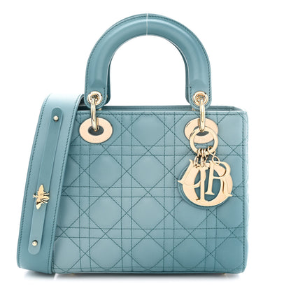 Christian Dior Lambskin Cannage Gradient Small My ABCDior Lady Dior Blue 1 of 10