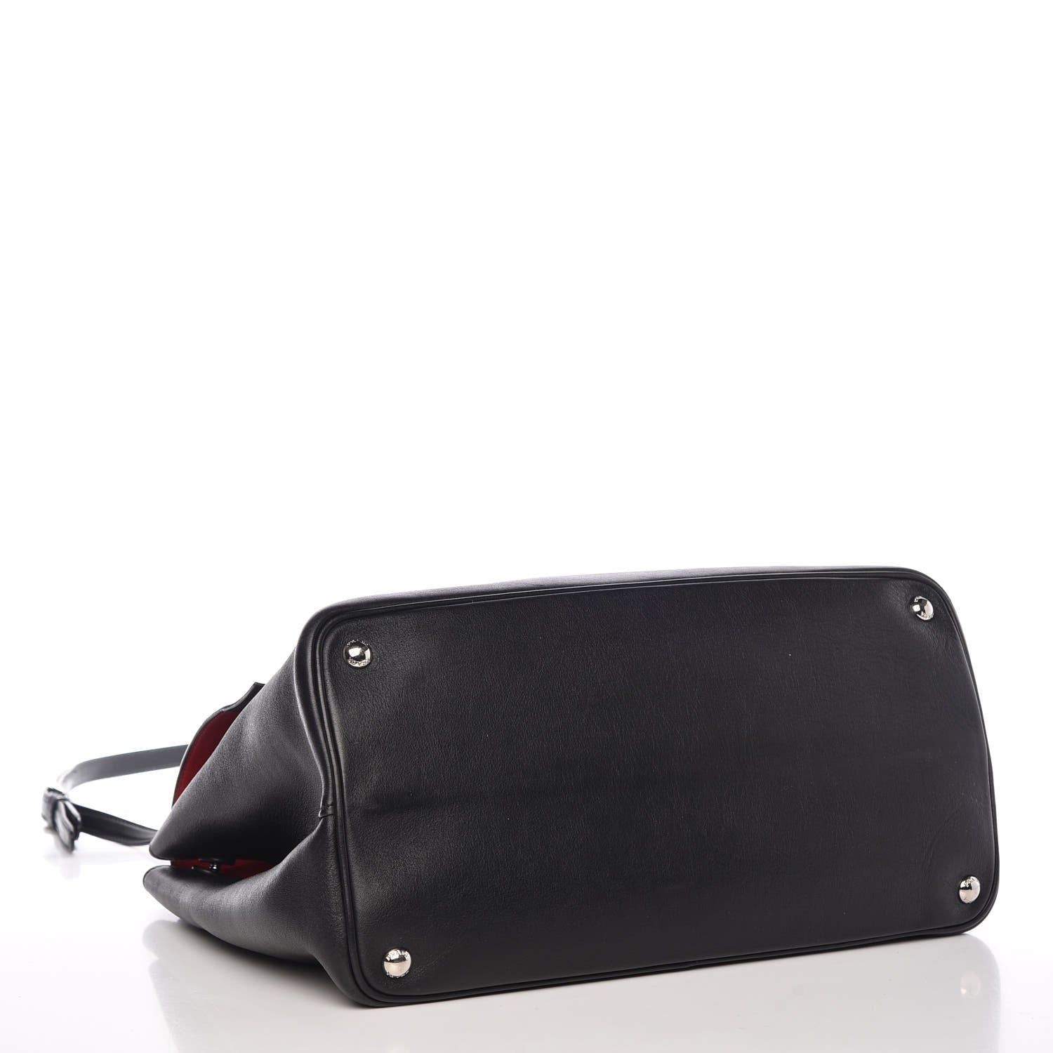 Prada Lux Calfskin Large Convertible Top Handle Tote Black 5 of 17