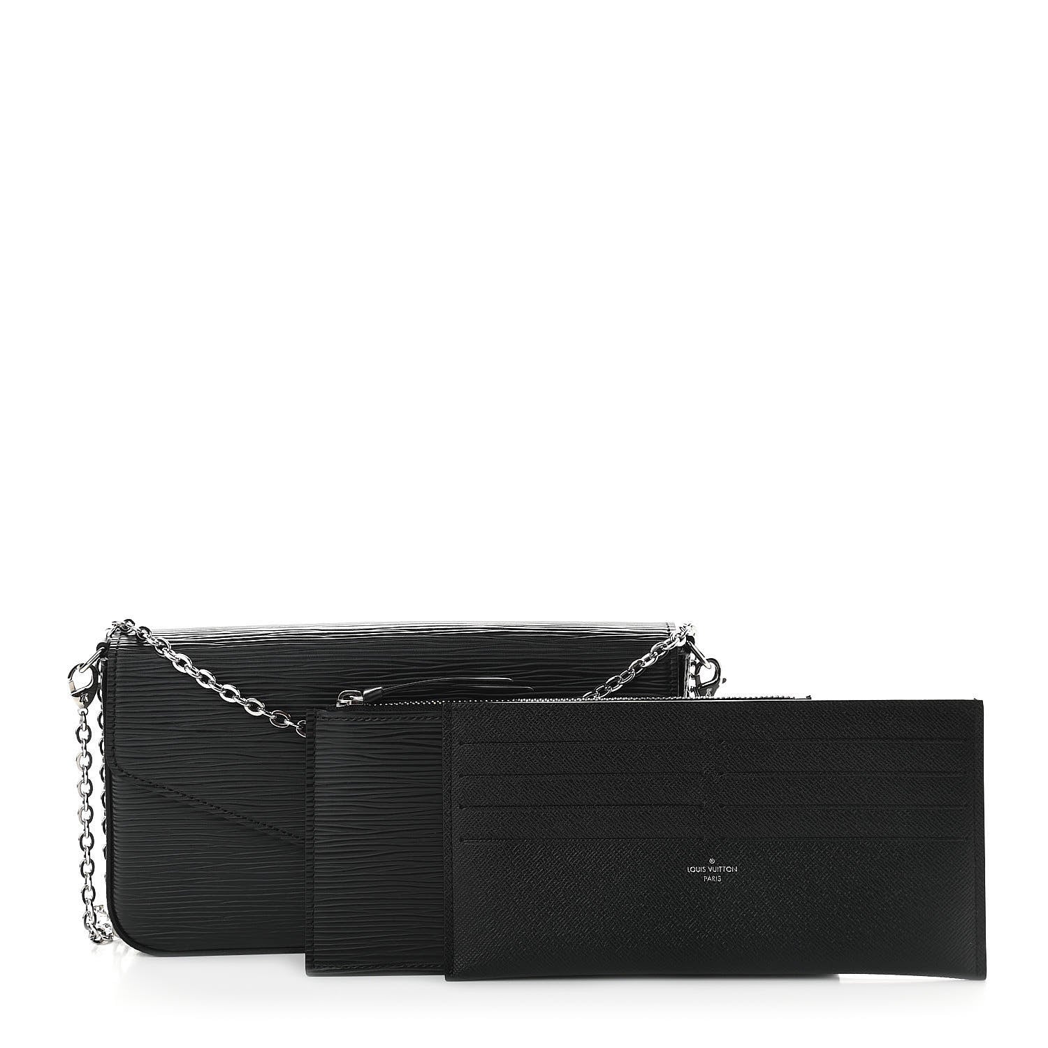 Louis Vuitton Epi Pochette Felicie Black 1 of 9