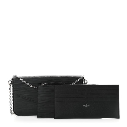 Louis Vuitton Epi Pochette Felicie Black 1 of 9