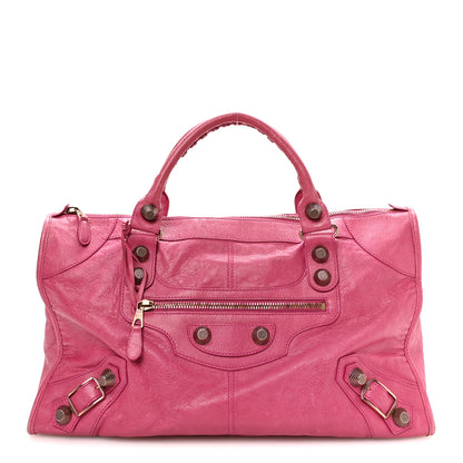 Balenciaga Agneau Giant 21 Rose Gold Hardware Work Cyclamen Fucsia 1 of 11
