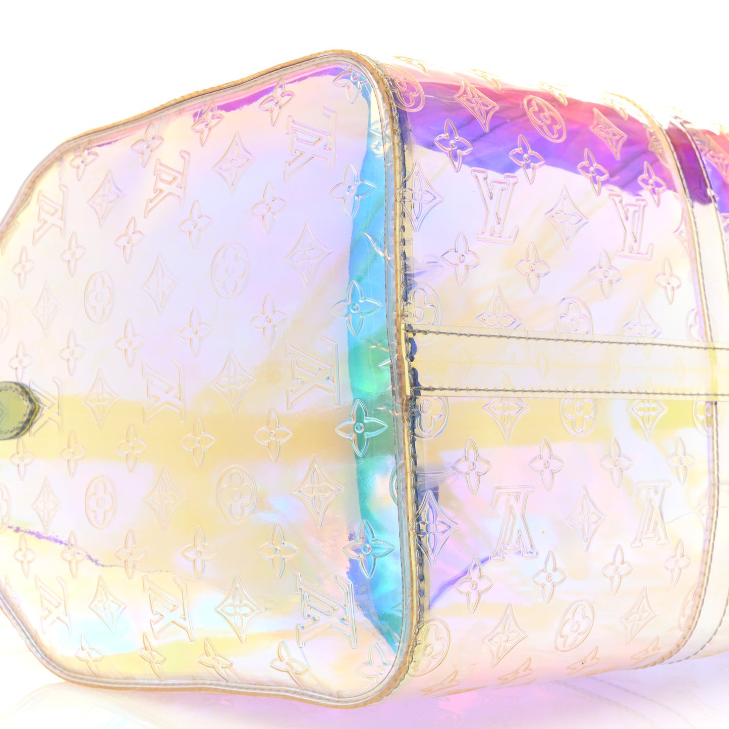 PVC Monogram Keepall Bandouliere 50 Iridescent Prism