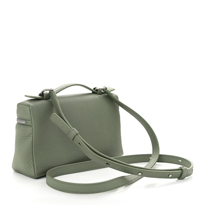 Loro Piana Grained Calfskin L19 Extra Pocket Pouch Sage Brush Leaves 3 of 9