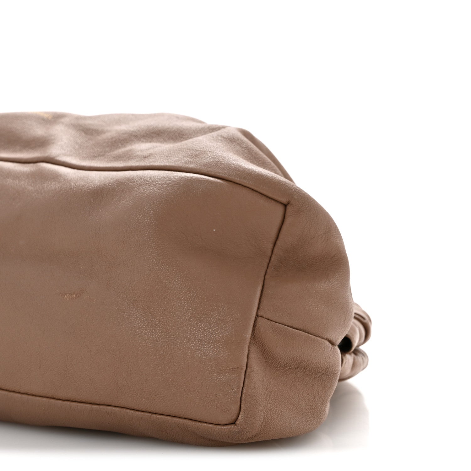 Mansur Gavriel Lambskin Cloud Clutch Biscotto 9 of 11