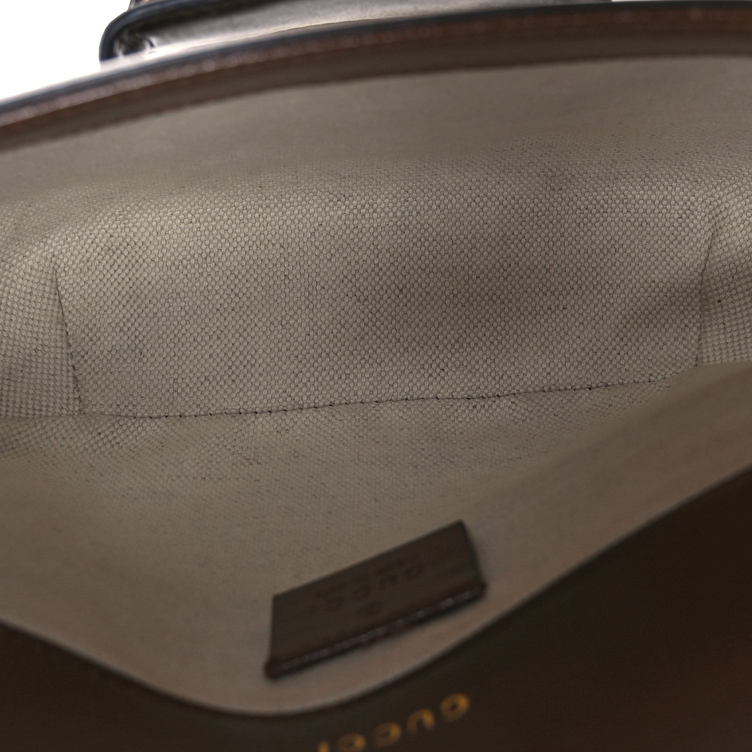 Gucci GG Supreme Monogram Azalea Calfskin Web Mini Horsebit 1955 Shoulder Bag Beige Ebony Brown Sugar 5 of 10
