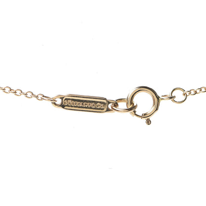 Tiffany 18K Rose Gold Diamond Fleur de Lis Key Bar Pendant Necklace 5 of 5