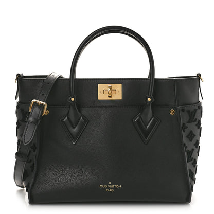 Louis Vuitton Calfskin Monogram Tufting On My Side Black 1 of 8