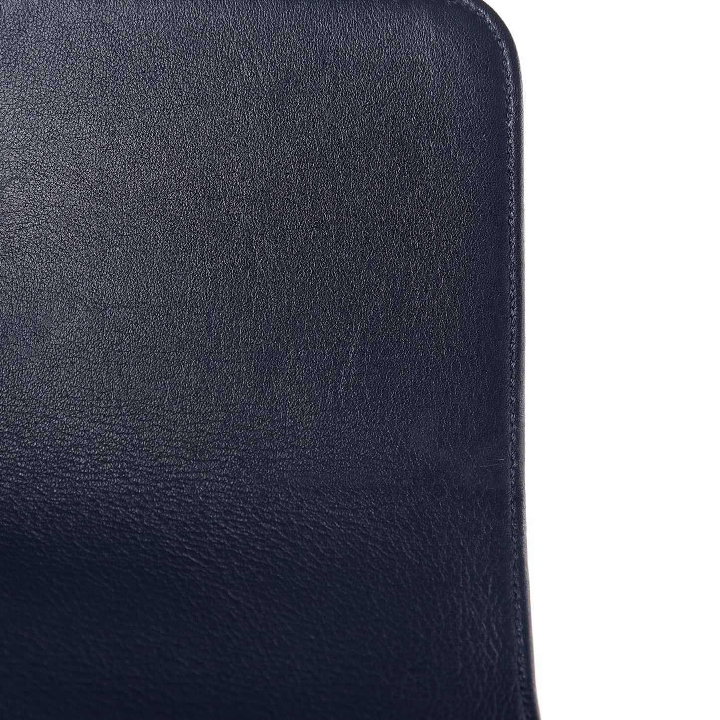 Patent Quilted Large Coco Shine Accordion Flap Dark Navy Blue