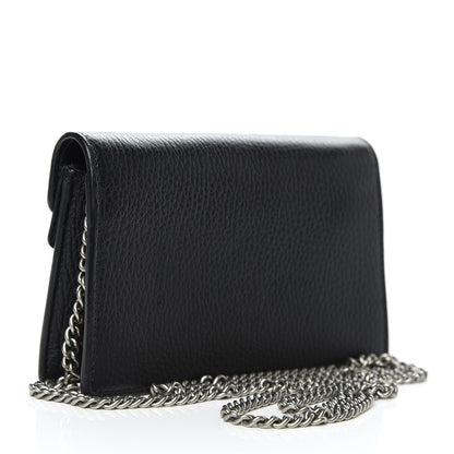 Gucci Calfskin Super Mini Dionysus Shoulder Bag Black 3 of 9