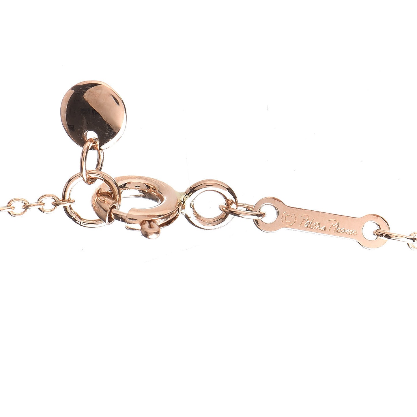 18K Rose Gold Paloma Picasso Heart and Arrow Pendant Necklace