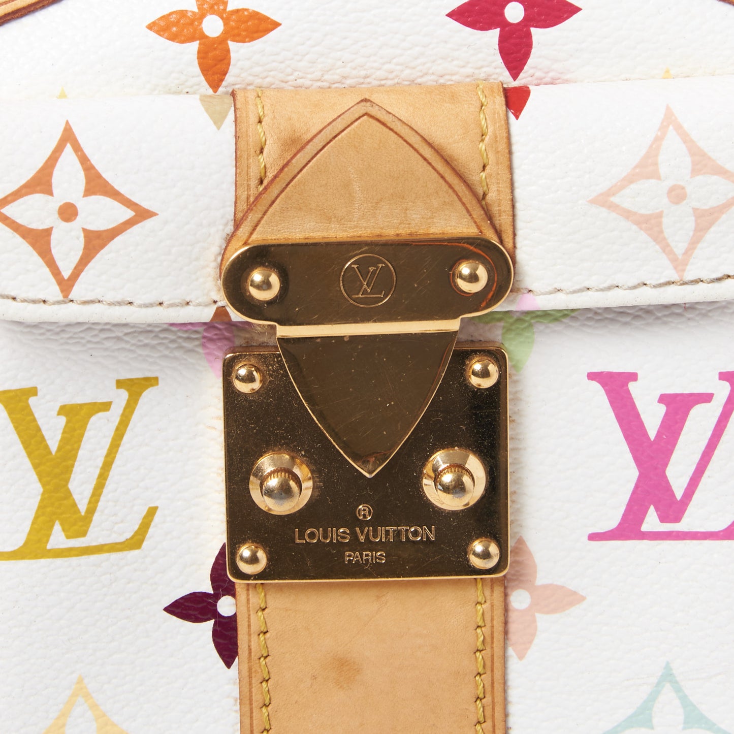 Monogram Multicolor Speedy 30 White