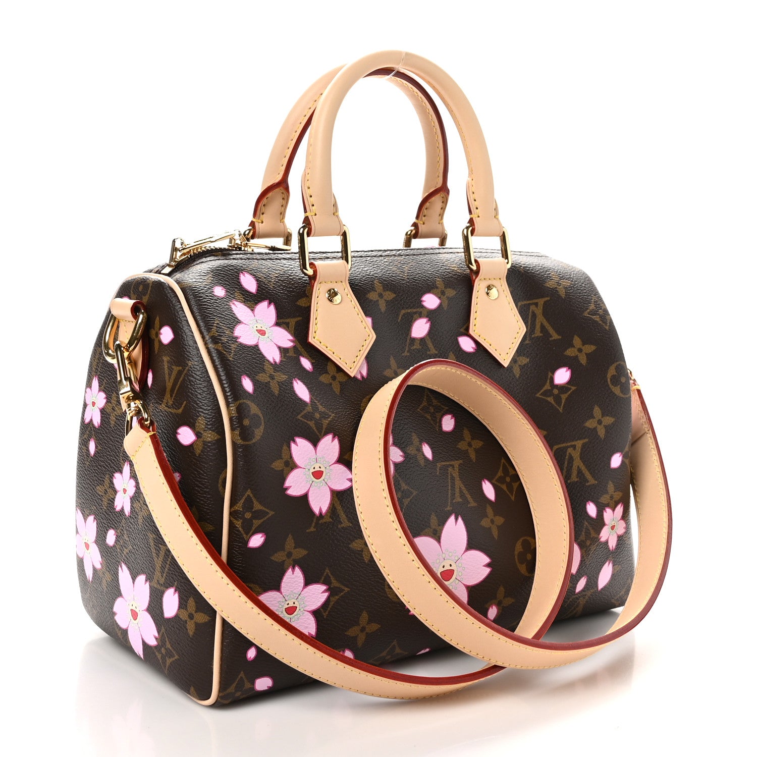 Louis Vuitton LV X TM Monogram Cherry Blossom Speedy Bandouliere
