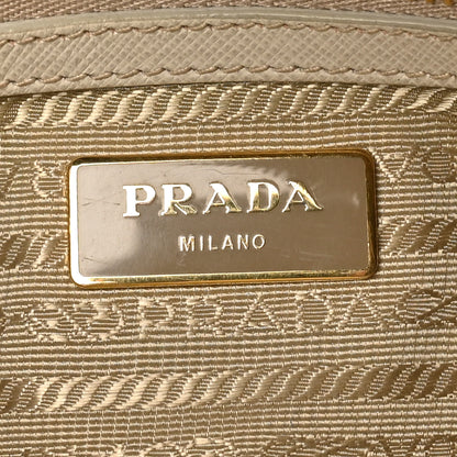 Prada Saffiano Bowling Bag White 6 of 13