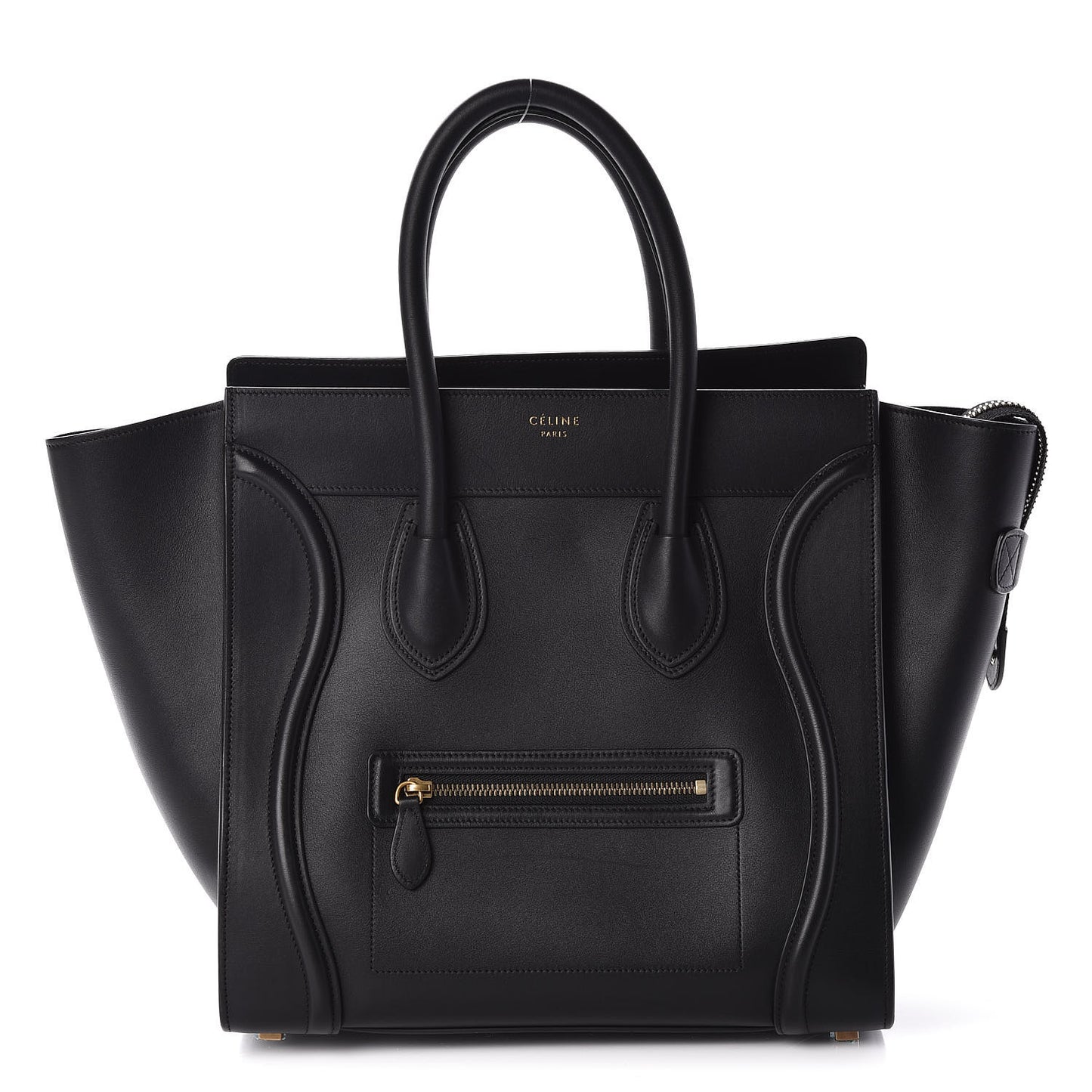 Smooth Calfskin Mini Luggage Black