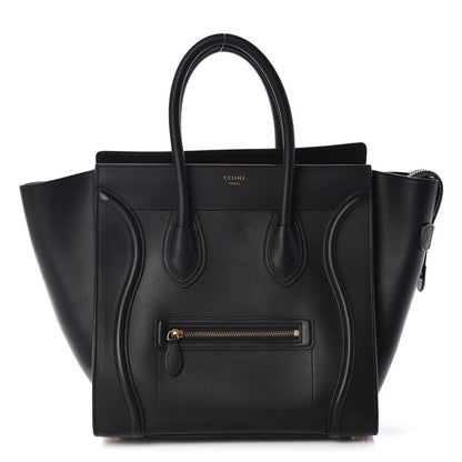 Celine Smooth Calfskin Mini Luggage Black 1 of 8