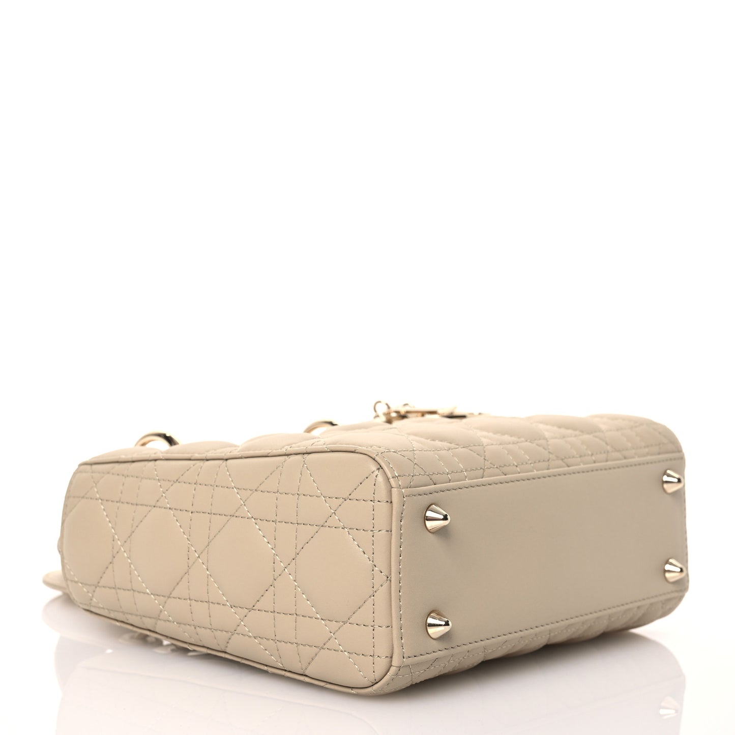 Lambskin Cannage Small My ABCDior Lady Dior Beige