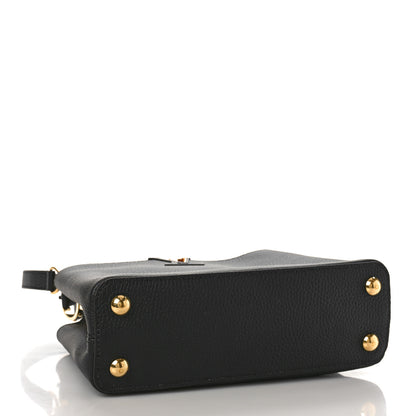 Louis Vuitton Taurillon Capucines BB Black 4 of 8