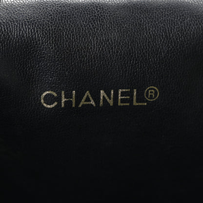 Chanel Lambskin Quilted CC Shopping Tote Black 6 of 11