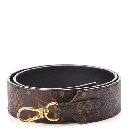 Louis Vuitton Monogram Bandouliere Shoulder Strap Black 1 of 6